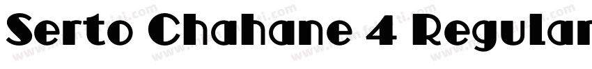 Serto Chahane 4 Regular字体转换